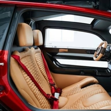 Flying Car Pal V Checkerboard Leather